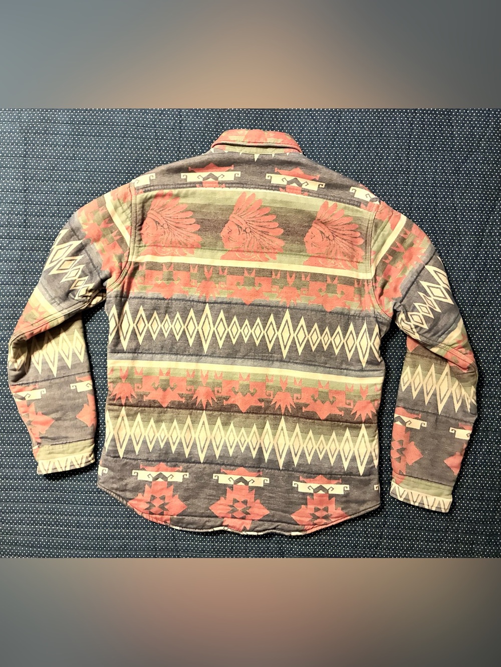š„š„RAREš„š„POLO RALPH LAUREN LINED QUILTED WESTERN SHIRT/ JACKET- MENāS SIZE LARGE - Picture 13 of 13